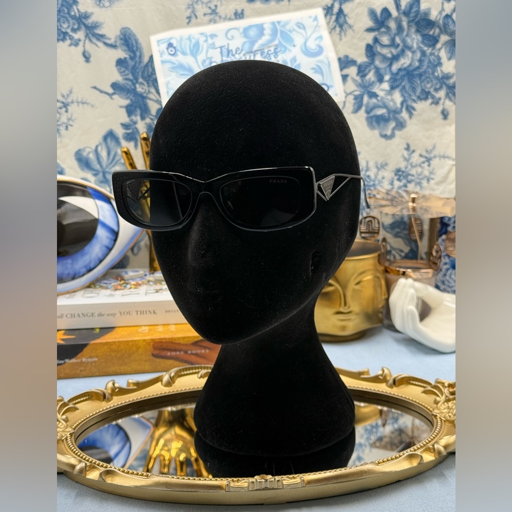 Prada Nwot Pr14ys Rectangular Acetate Frame & Wir… - image 3